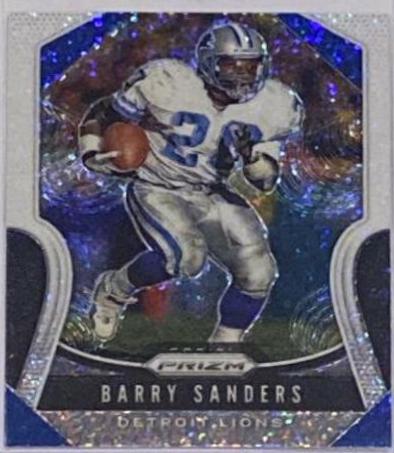 Barry Sanders [White Sparkle Prizm] #275