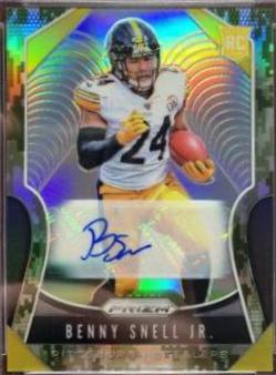 Benny Snell Jr. [Autograph Camo Prizm] #332
