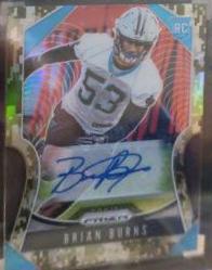 Brian Burns [Autograph Camo Prizm] #318