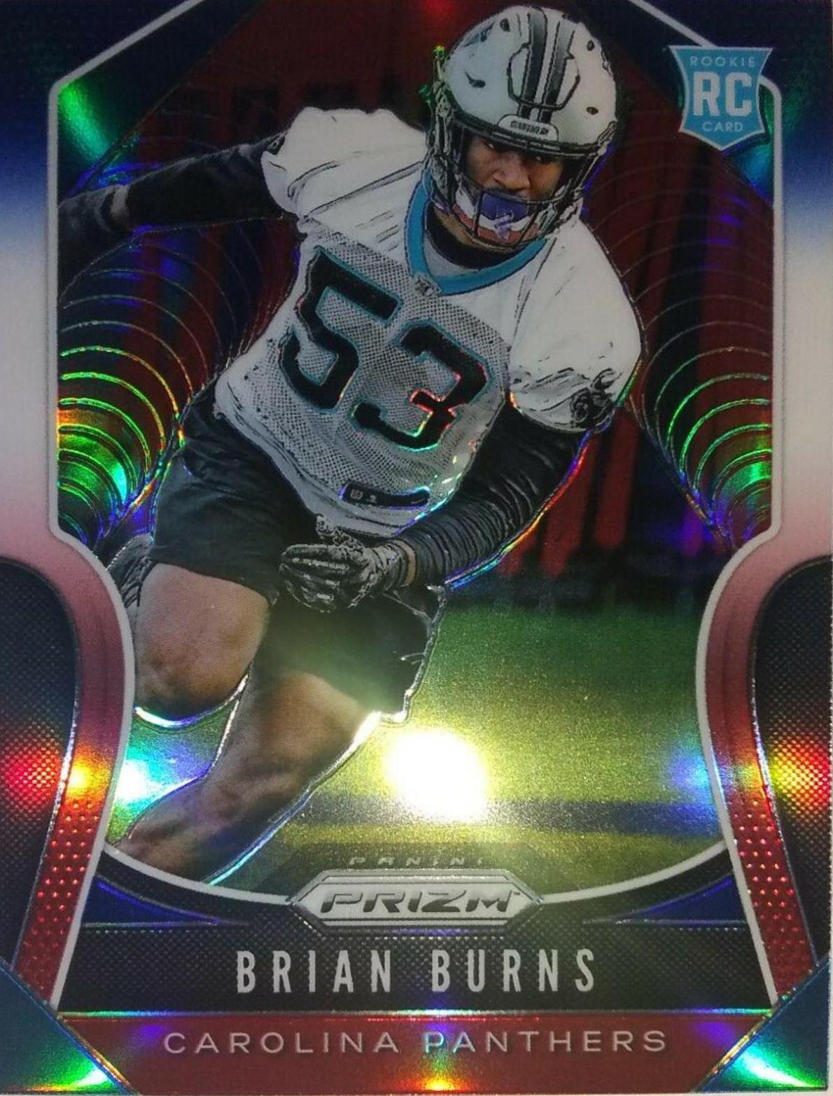 Brian Burns [Red, White, Blue Prizm] #318