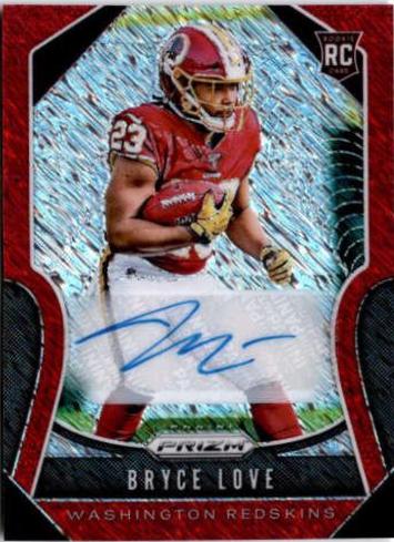 Bryce Love [Autograph Red Shimmer Prizm] #325