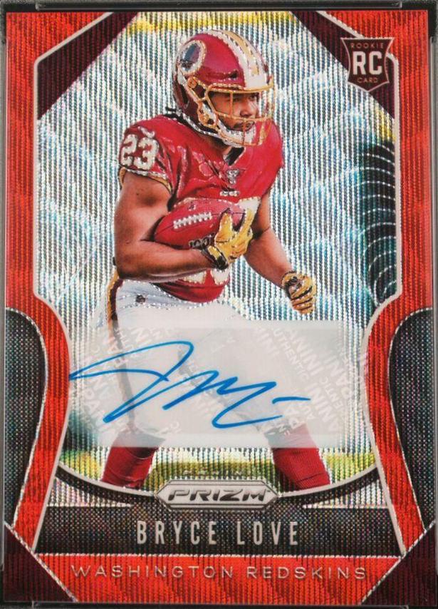 Bryce Love [Autograph Red Wave Prizm] #325