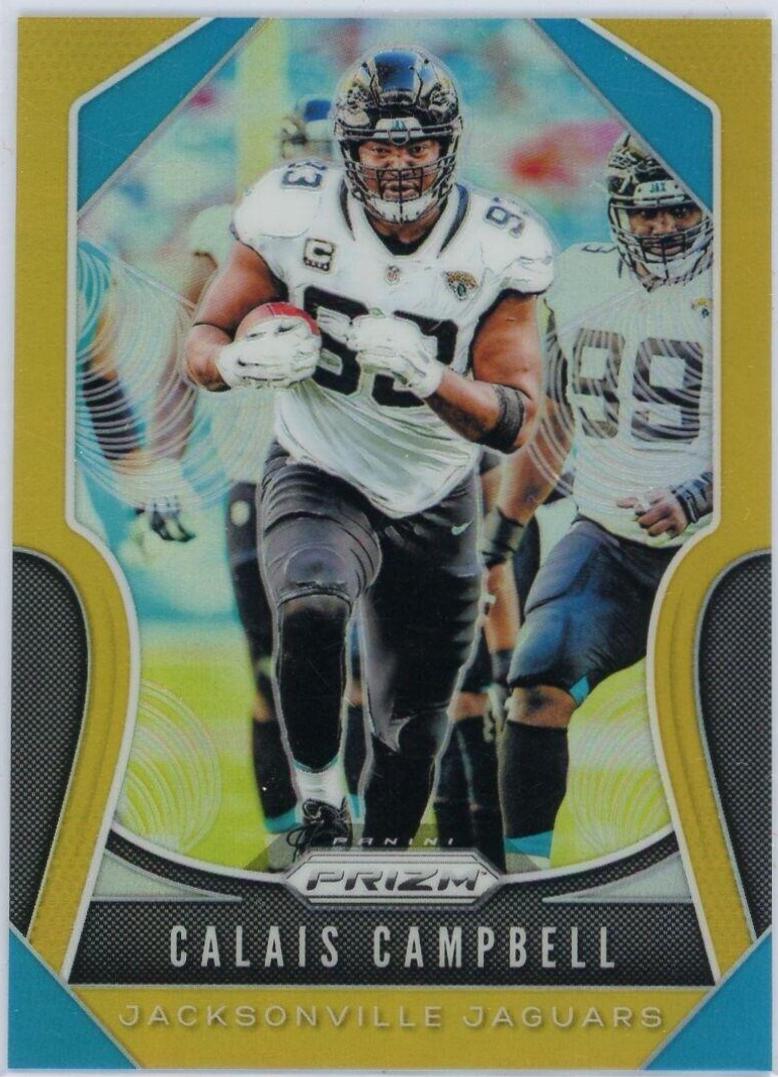 Calais Campbell [Gold Prizm] #156