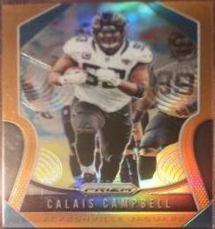 Calais Campbell [Orange Prizm] #156