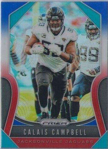 Calais Campbell [Red, White, Blue Prizm] #156