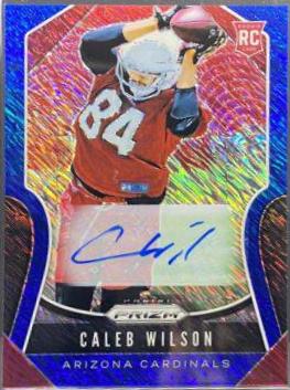 Caleb Wilson [Autograph Blue Shimmer Prizm] #367
