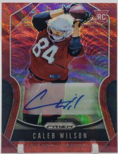 Caleb Wilson [Autograph Red Wave Prizm] #367