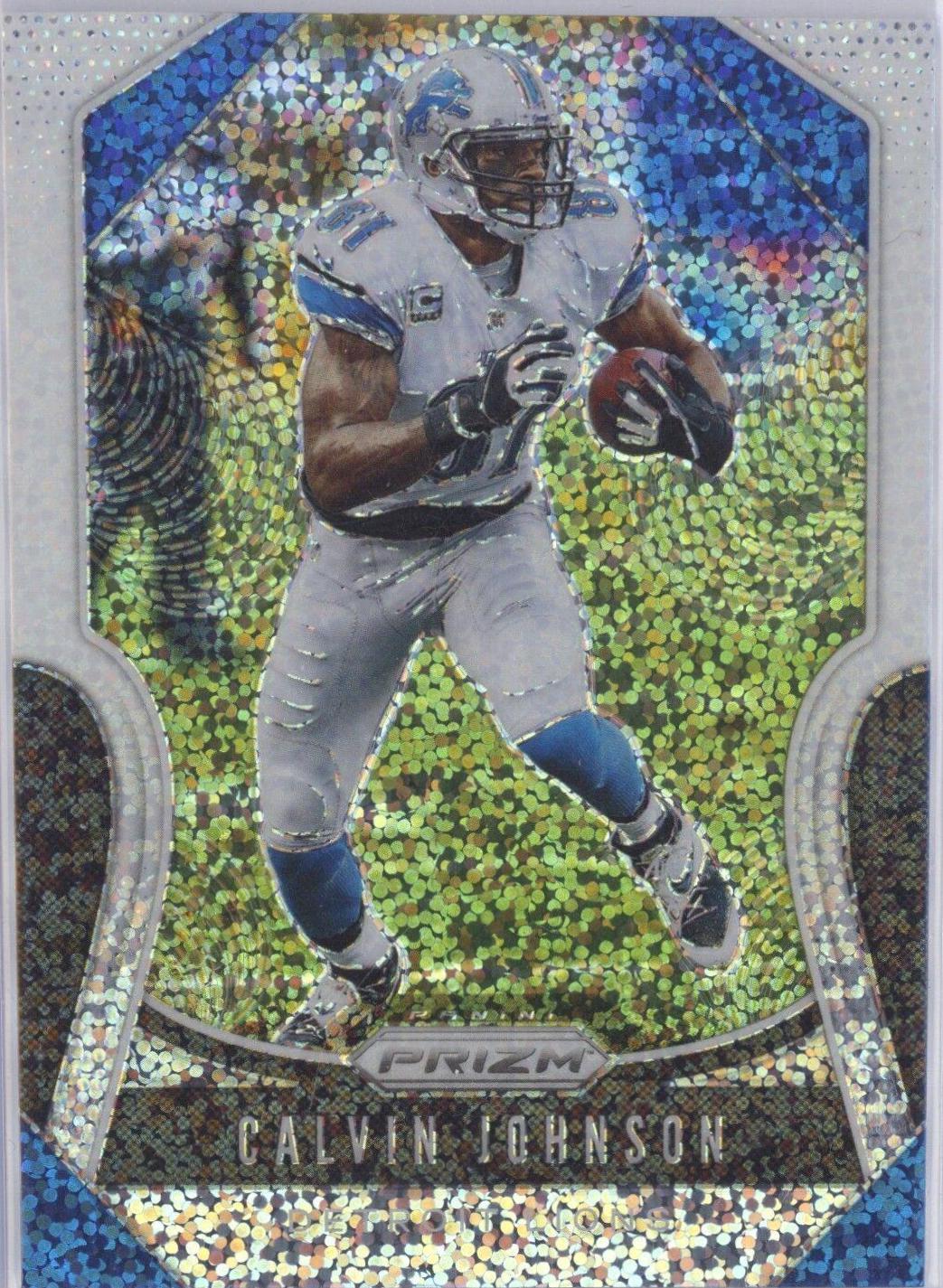 Calvin Johnson [White Sparkle Prizm] #276