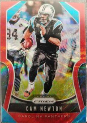 Cam Newton [Red Wave Prizm] #178