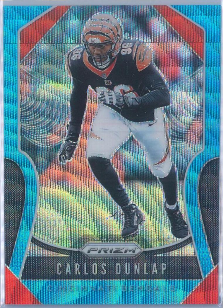 Carlos Dunlap [Blue Wave Prizm] #82