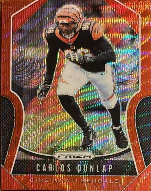 Carlos Dunlap [Red Wave Prizm] #82