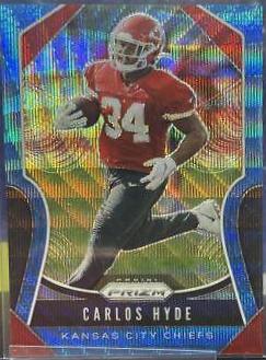 Carlos Hyde [Blue Wave Prizm] #212