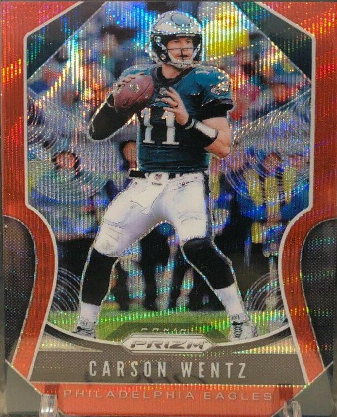 Carson Wentz [Red Wave Prizm] #55