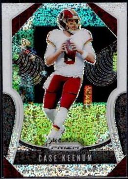 Case Keenum [White Sparkle Prizm] #62