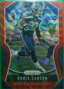 Chris Carson [Red Wave Prizm] #259