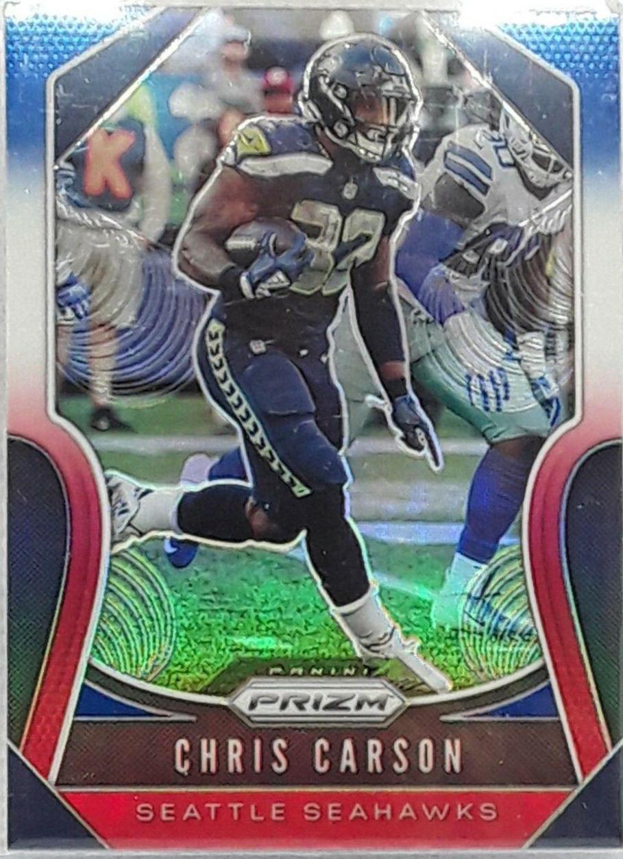 Chris Carson [Red, White, Blue Prizm] #259