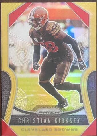 Christian Kirksey [Gold Prizm] #92