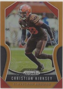 Christian Kirksey [Orange Prizm] #92