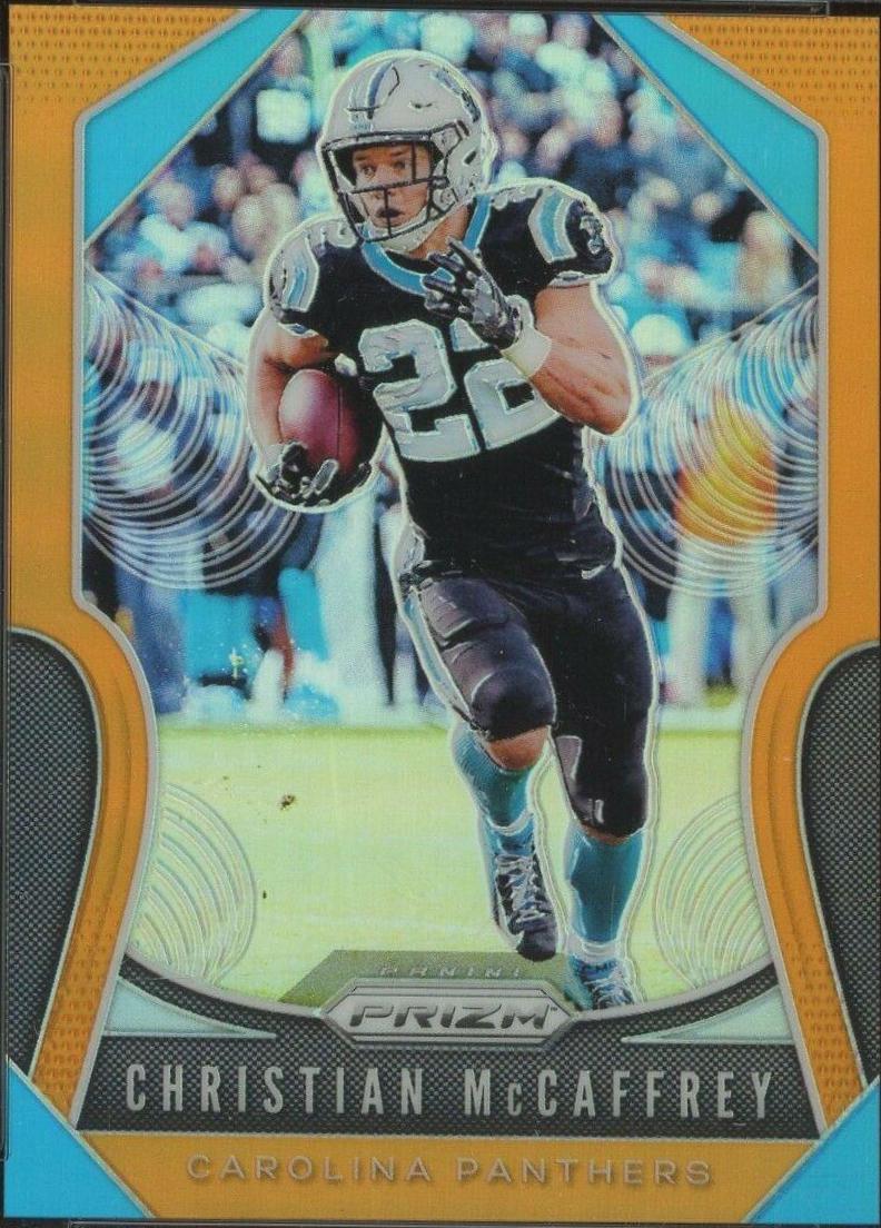 Christian McCaffrey [Orange Prizm] #179