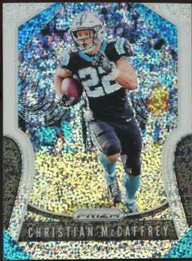 Christian McCaffrey [White Sparkle Prizm] #179