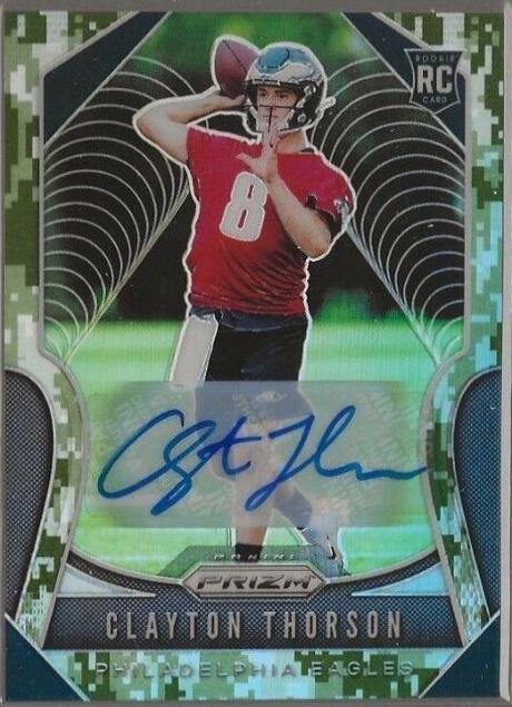 Clayton Thorson [Autograph Camo Prizm] #310