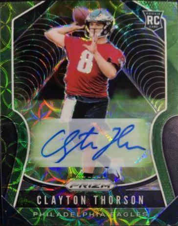 Clayton Thorson [Autograph Green Scope Prizm] #310