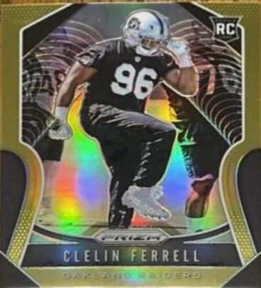 Clelin Ferrell [Autograph Gold Prizm] #316