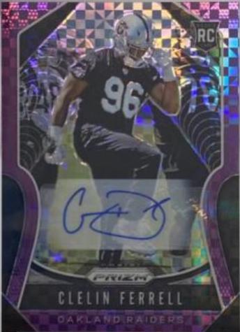 Clelin Ferrell [Autograph Purple Power Prizm] #316