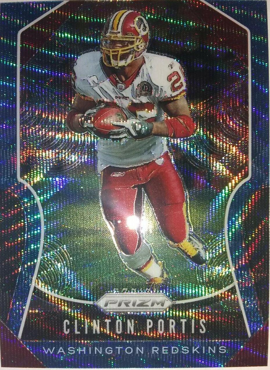 Clinton Portis [Blue Wave Prizm] #272