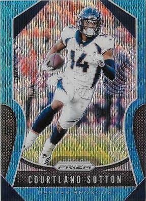Courtland Sutton [Blue Wave Prizm] #199
