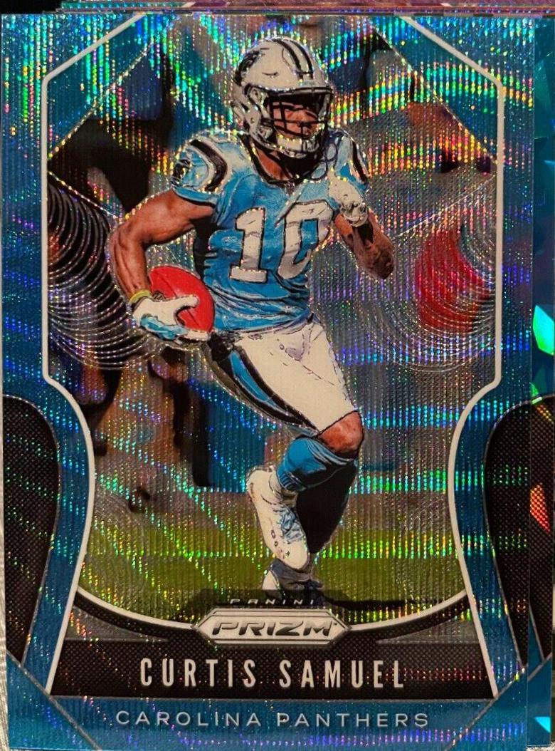 Curtis Samuel [Blue Wave Prizm] #175
