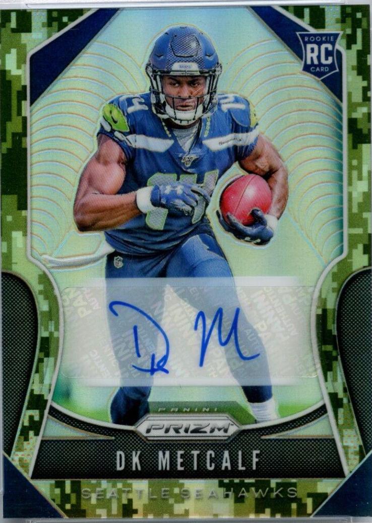 DK Metcalf [Autograph Camo Prizm] #343