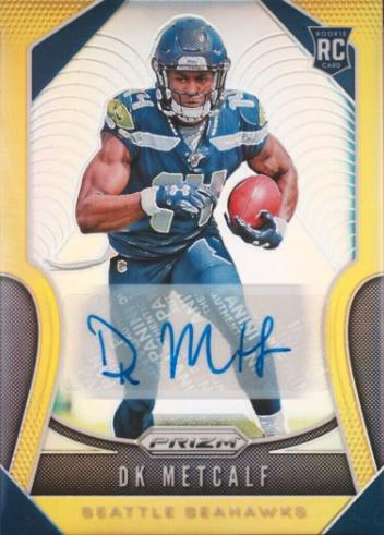 DK Metcalf [Autograph Gold Prizm] #343
