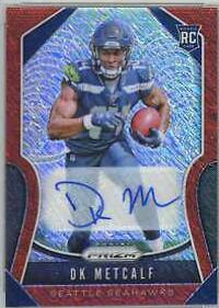 DK Metcalf [Autograph Red Shimmer Prizm] #343