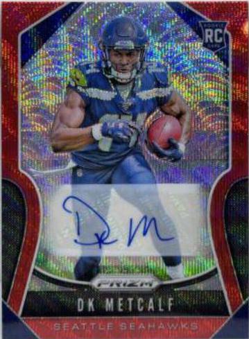 DK Metcalf [Autograph Red Wave Prizm] #343