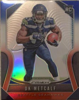 DK Metcalf [Red, White, Blue Prizm] #343