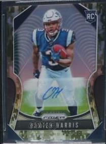 Damien Harris [Autograph Camo Prizm] #324