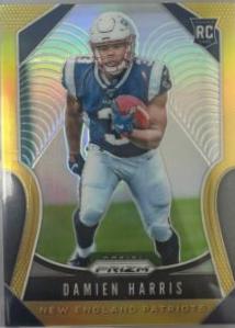 Damien Harris [Autograph Gold Prizm] #324