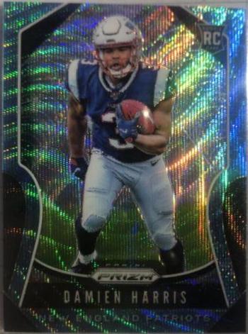 Damien Harris [Blue Wave Prizm] #324