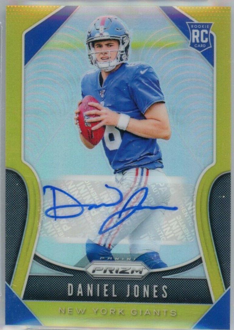 Daniel Jones [Autograph Gold Prizm] #302