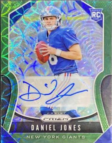 Daniel Jones [Autograph Green Scope Prizm] #302