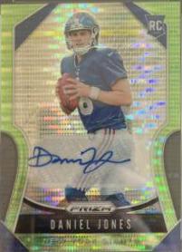 Daniel Jones [Autograph Neon Green Prizm] #302