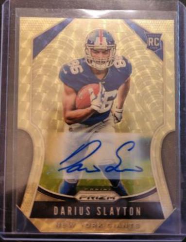 Darius Slayton [Autograph Gold Vinyl Prizm] #356