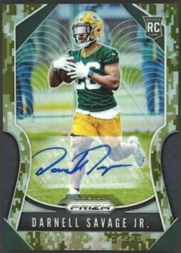 Darnell Savage Jr. [Autograph Camo Prizm] #383