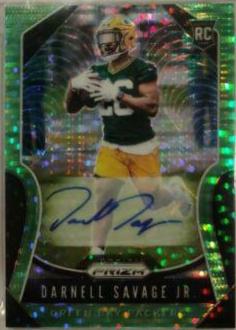 Darnell Savage Jr. [Autograph Neon Green Prizm] #383