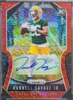 Darnell Savage Jr. [Autograph Red Shimmer Prizm] #383