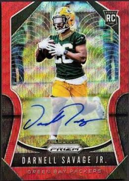 Darnell Savage Jr. [Autograph Red Wave Prizm] #383