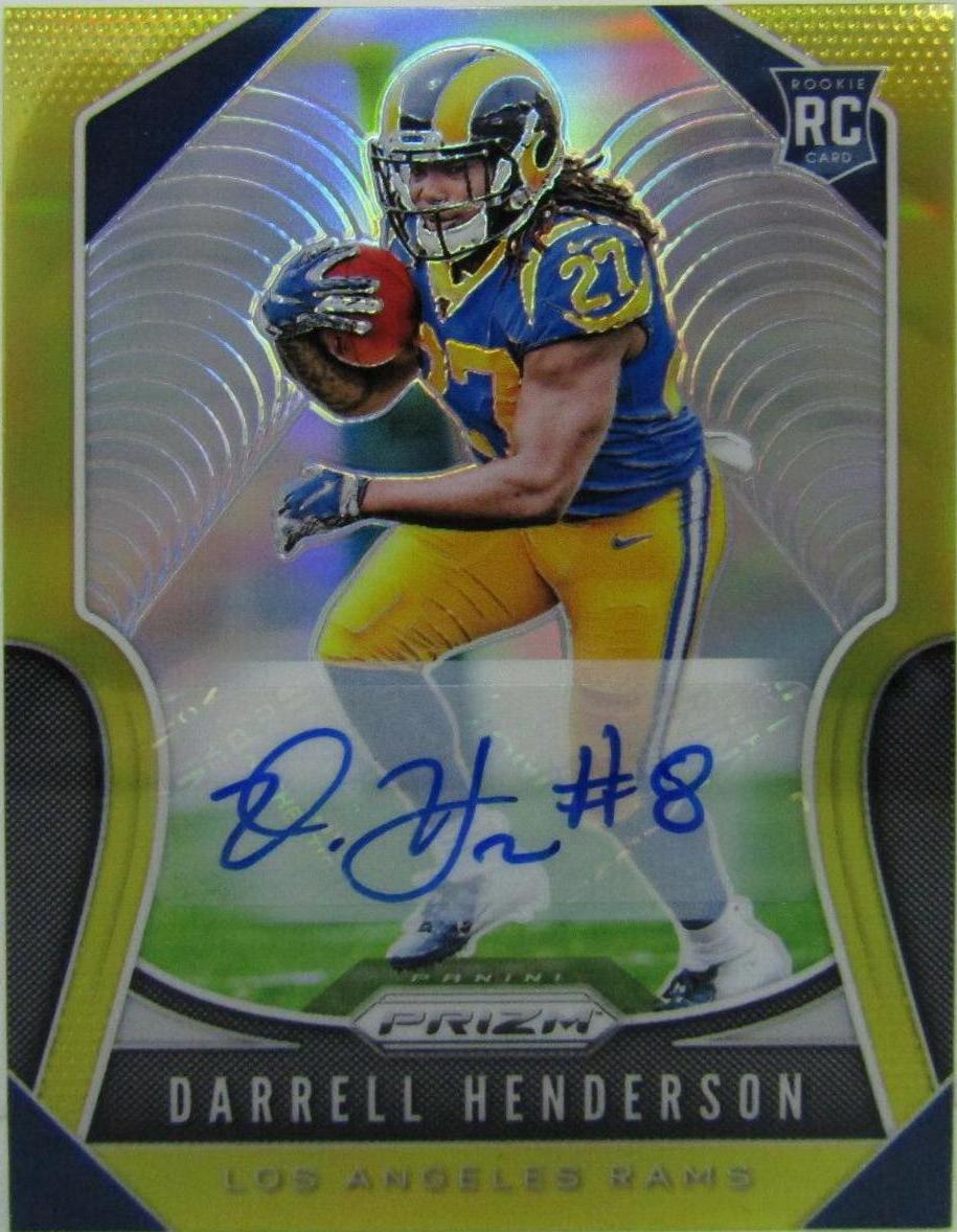 Darrell Henderson [Autograph Gold Prizm] #330