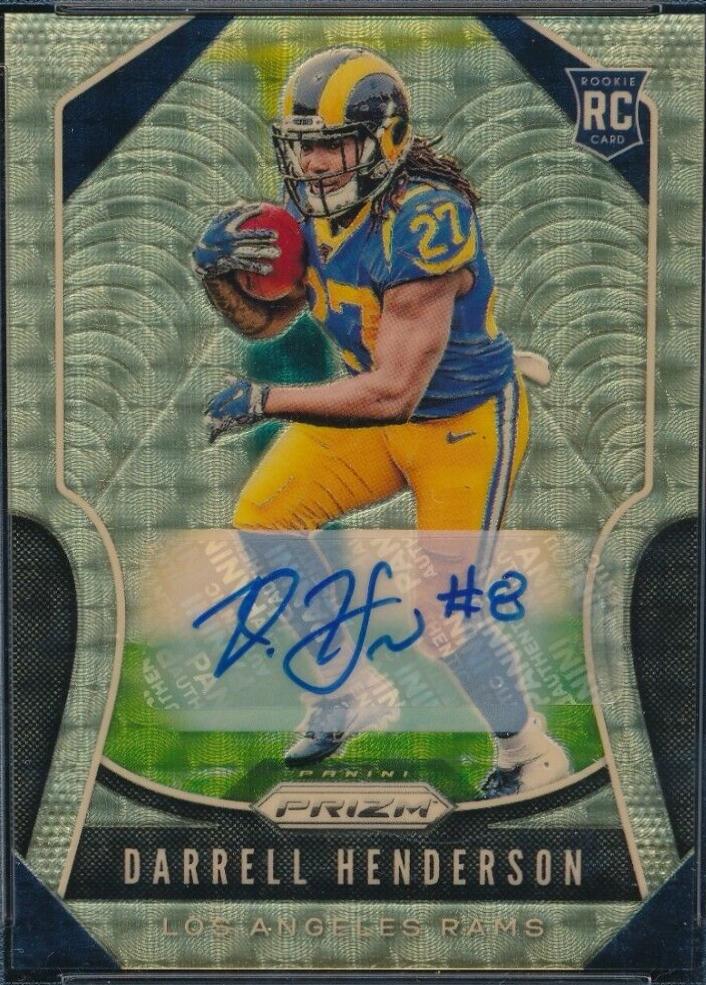 Darrell Henderson [Autograph Gold Vinyl Prizm] #330