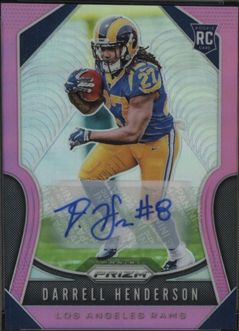 Darrell Henderson [Autograph Pink Prizm] #330